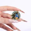 Moon Phrase Black Animal Enamel Pins Bat Cat Owl Brooches Lapel Badges Punk Gothic Jewelry Gift for Family Friends