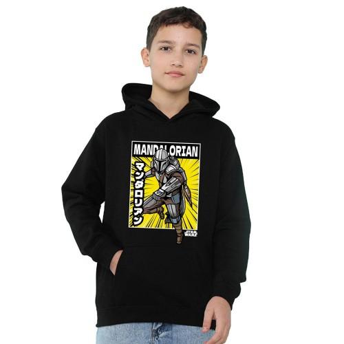 Star Wars The Mandalorian Childrens/Kids Comic Book Pose Hoodie