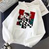 Anime Demon Slayer Tanjiro and Nezuko Hoodie Sweatshirt Women Korean Kpop Street Style Sweatshirt Girl Streetwear Winter Loose Top