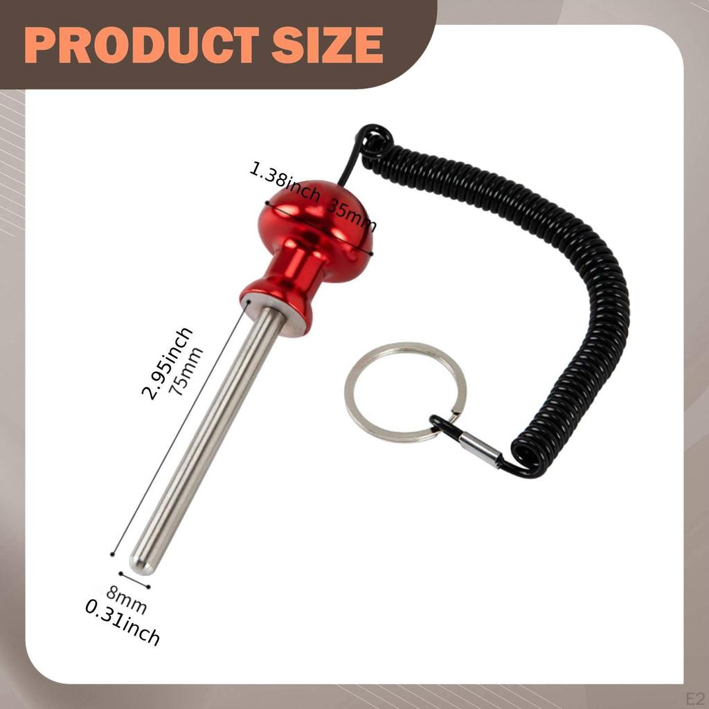 Weight Stack Pin Gym Weights Extend Equipment Locking Cable Portable Aluminum Alloy