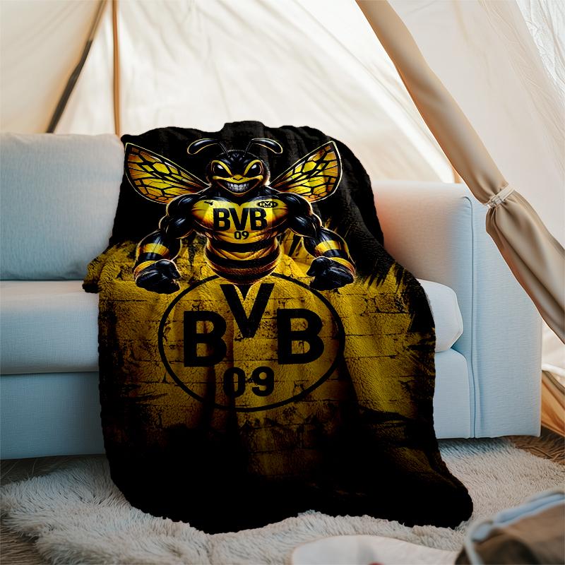 BVB Theme Printed Blanket - Perfect for Couch, Bed, Travel & Outdoor Use | Machine Washable, Cozy & Durable.