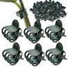 Plant Clip Stems Vines Garden Support Clips Plastic Orchid Tomato Peony Stem Holders Plant Stake Fasteners