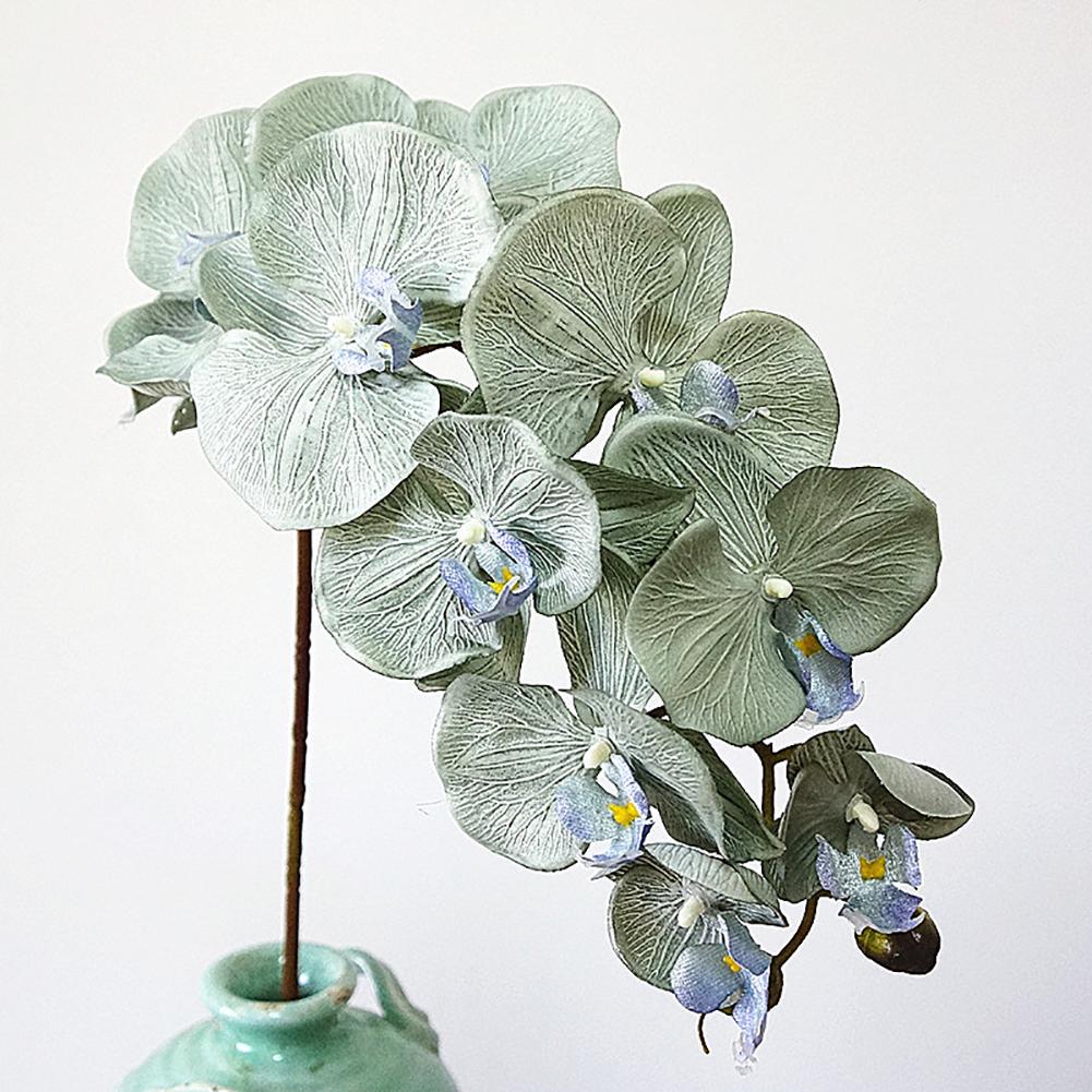 1ks Umělá květina Butterfly Orchid Živá zahrada DIY Party Svatební výzdoba Vánoční ozdoba