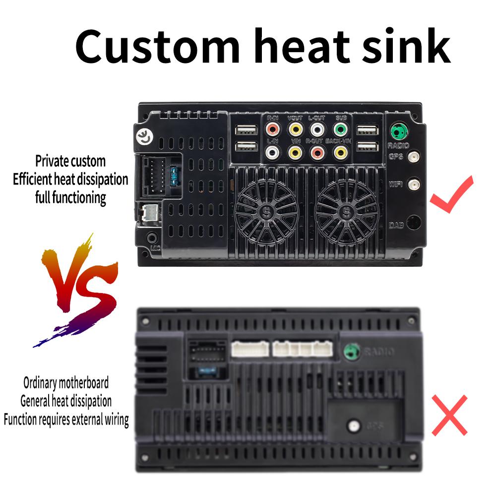 

S-072A 32G Car GPS Android Navigation Car Video 7 inch IPS Screen Car Player Support Bluetooth-compatible Radio Connection Type A