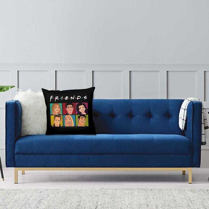 Fashion Classic Friends Tv Show Square Throw Pillow Case Home Decor 3D Double-Sided Printed Cushion Cover For Car