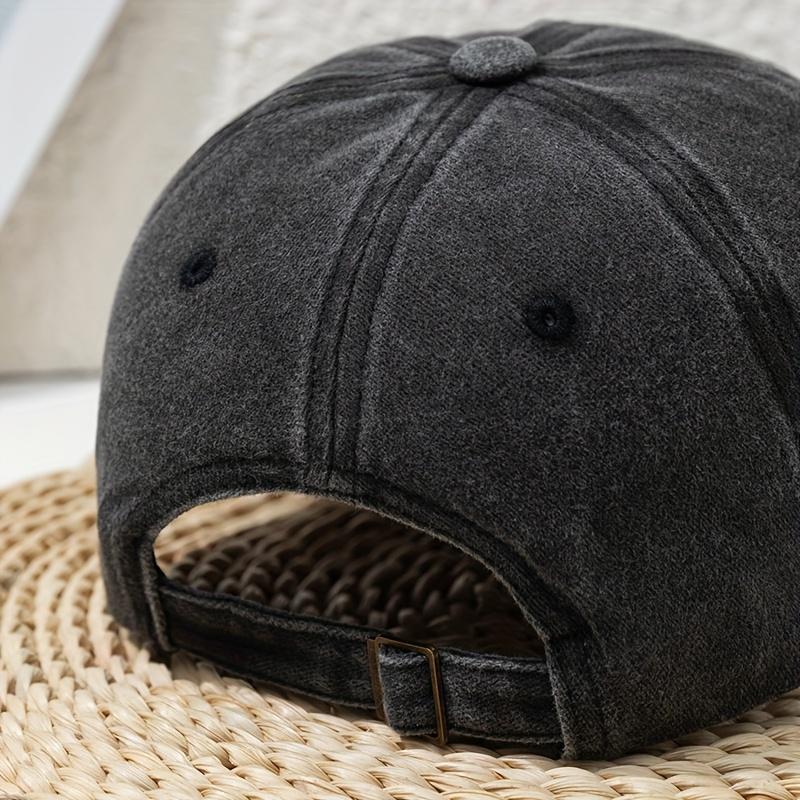 1pc Retro Versatile Baseball Caps for Women,Vintage Letter Print Visor Hat with Breathable Comfort,aSoft Washed Distressed Style