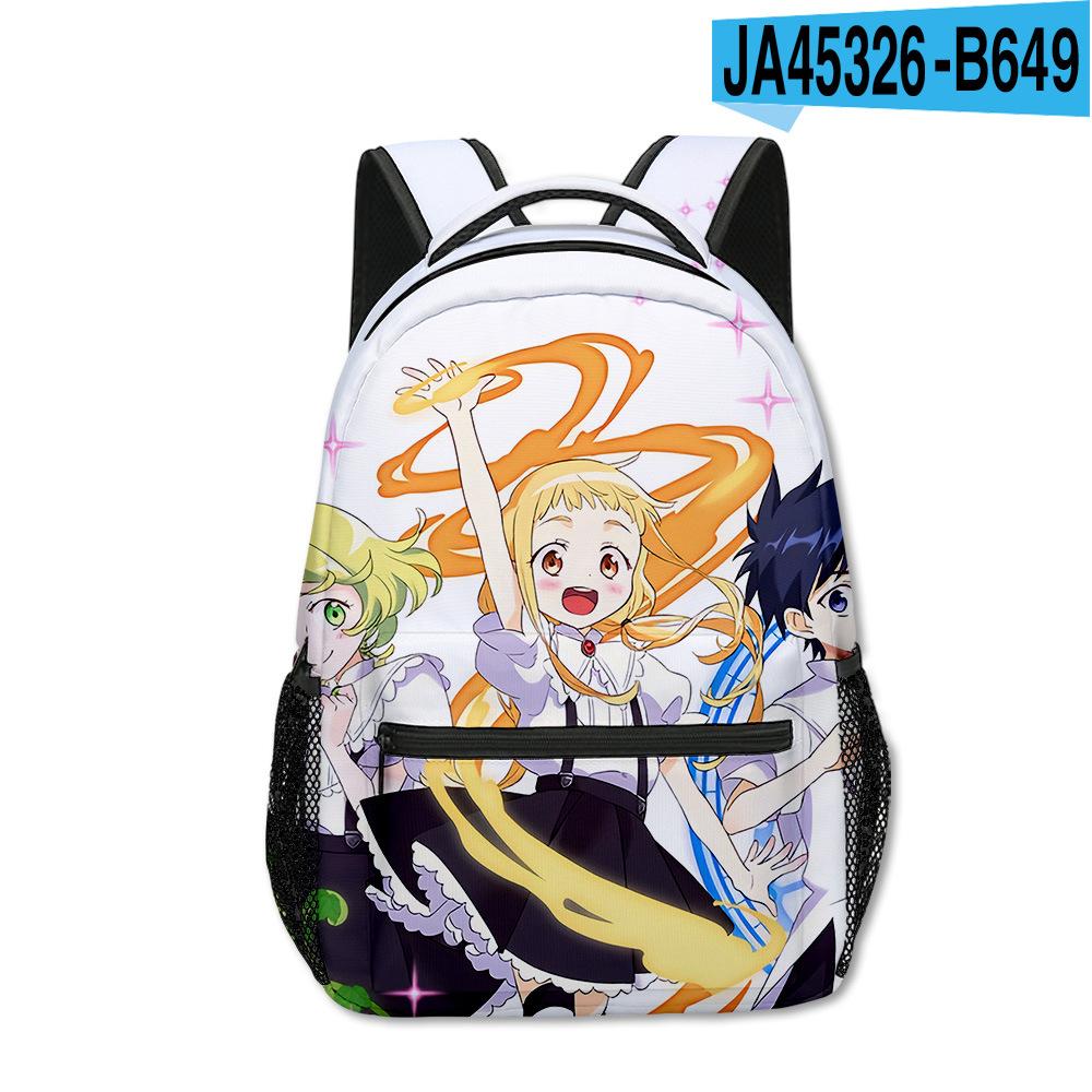 Cartoon Novelty Kpop Youthful School Bags Unisex Japan Anime Lost Witch Travel Bags 3D Print Oxford Notebook Shoulder Backpacks