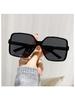 Brand Designer Fashion Oversized Sunglasses Women Plastic Female Big Frame Gradient Sun Glasses UV400  Mujer