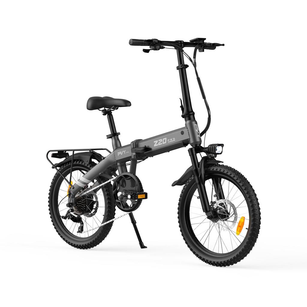 PVY Z20 PRO EVO City Folding E-Bike 20 Inch Fat Tires Outdoor Convenient Unisex Electric Bicycle 500W Motor 36V14Ah  Multi Terrain Electric Bike