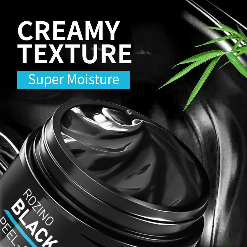 Bamboo Charcoal Peel Off Mask | Deep Cleansing Blackhead Remover, Oil Control, Anti-Acne, Pore Purifying Sticker for Nose & Full Face