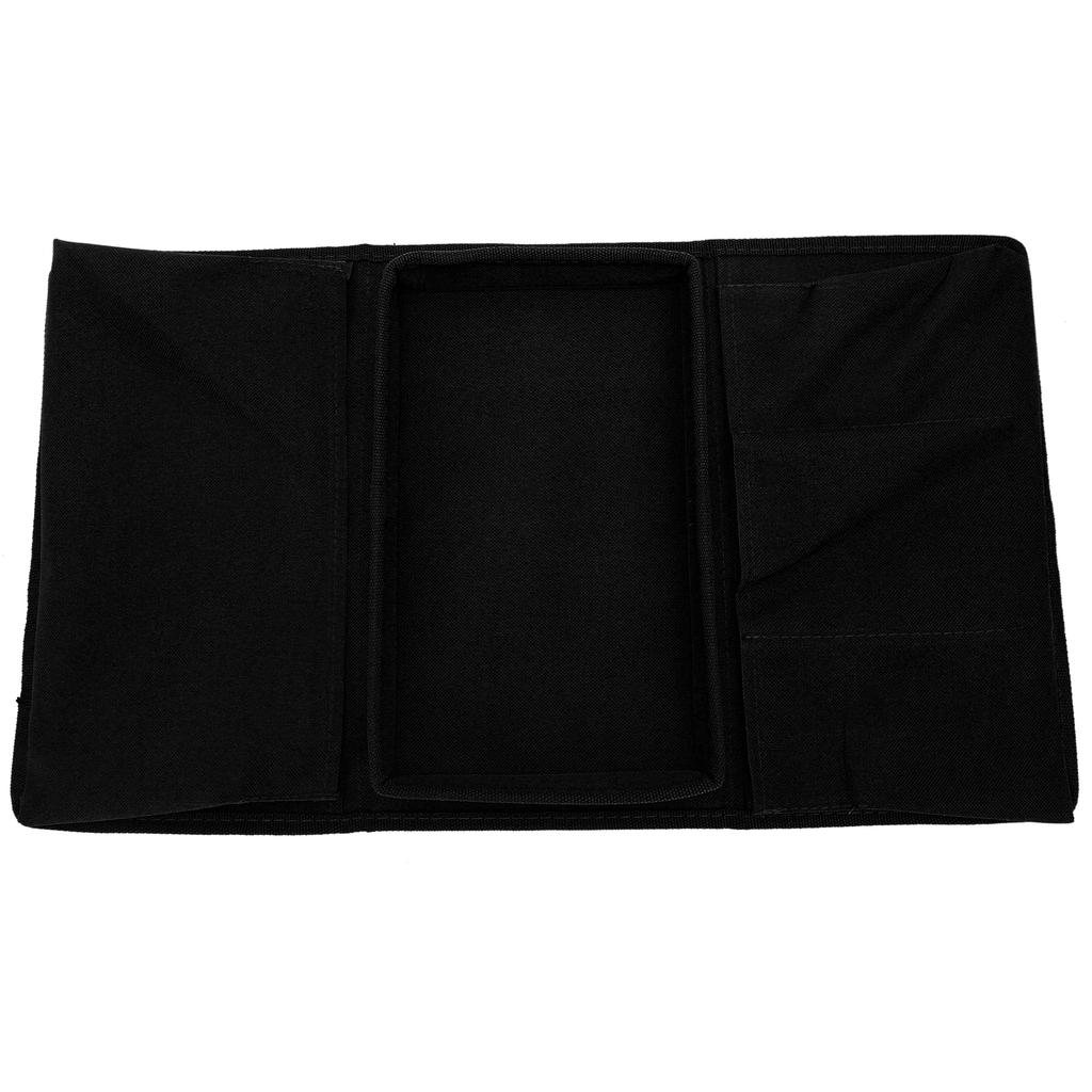 4 Pockets Sofa Armrest TV Remote Control Organizer Armchair Couch Bag with Cup Holder Tray