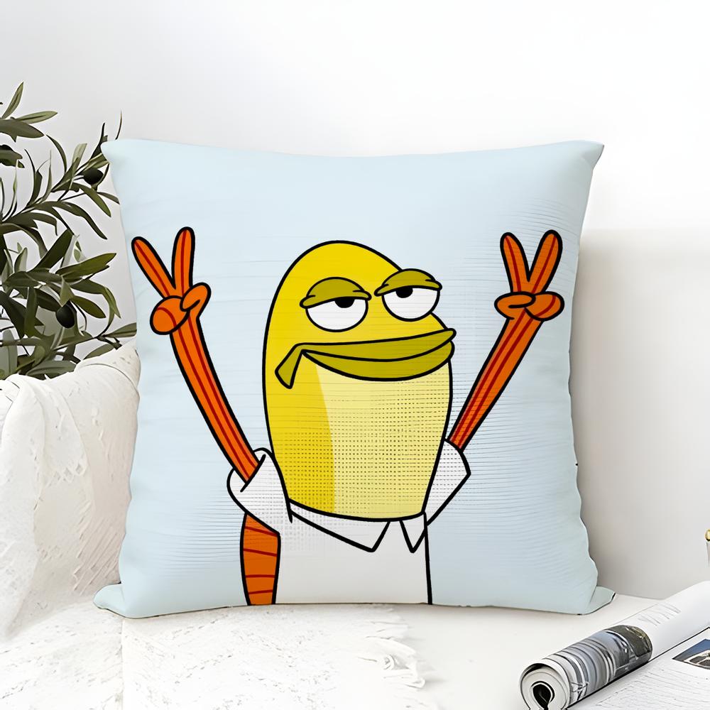 Cartoon Funny Beach Bikini Bottom Pillow Case Linen Pillow Case Sofa Home Decor Cushion Cover Cushion Cove