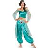 Ala Shendin Jasmine Princess Dress Adult Cosplay European and American Halloween Costume Cosplay Stage Dress