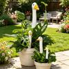 Porch Goose Statue Funny Goose Resin Decorative Garden Stake for Outdoor Lawn Yard Patio Garden Beds Planters Decor Gifts for Gardeners