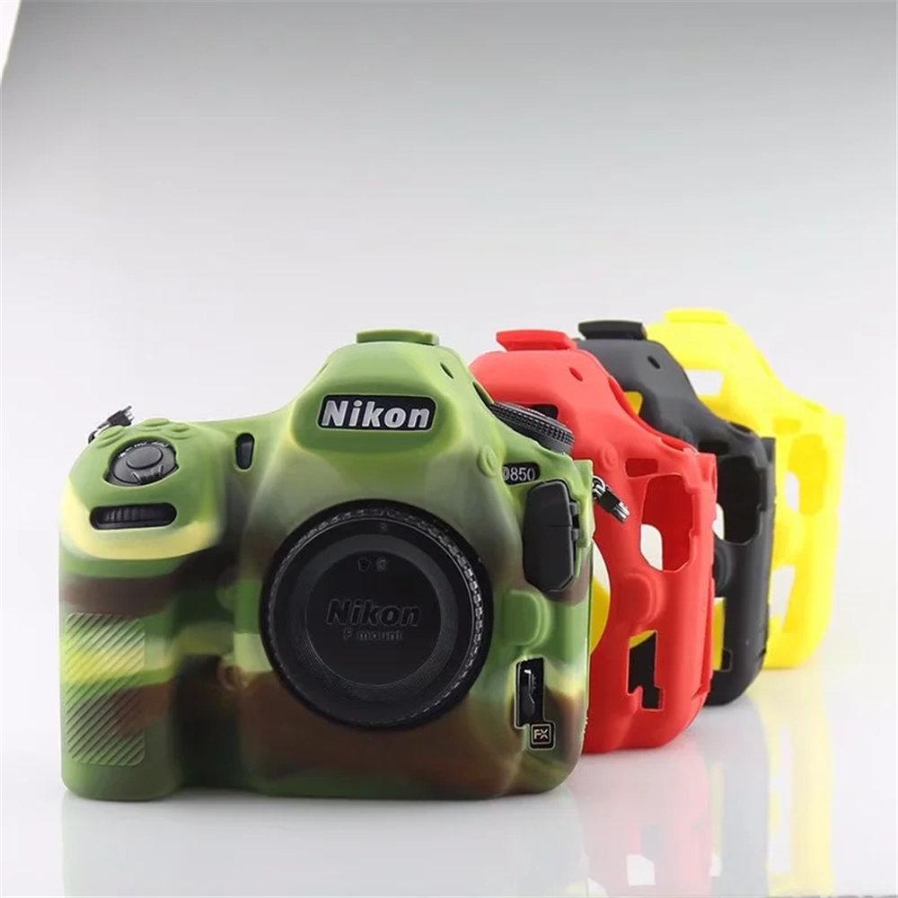 Soft Silicone Armor Camera Bag Case For Nikon D750 D780 D810 D850 D3200 D3300 D3400 D3500 D5100 D5200 DSLR Cover Body Skin