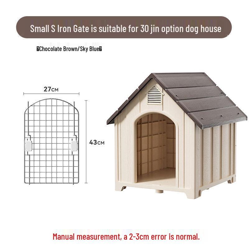 Large Outdoor Dog House: Rainproof & Winter-Proof Villa for Cold Weather Comfort Windproof & Coldproof/Waterproof Shelter