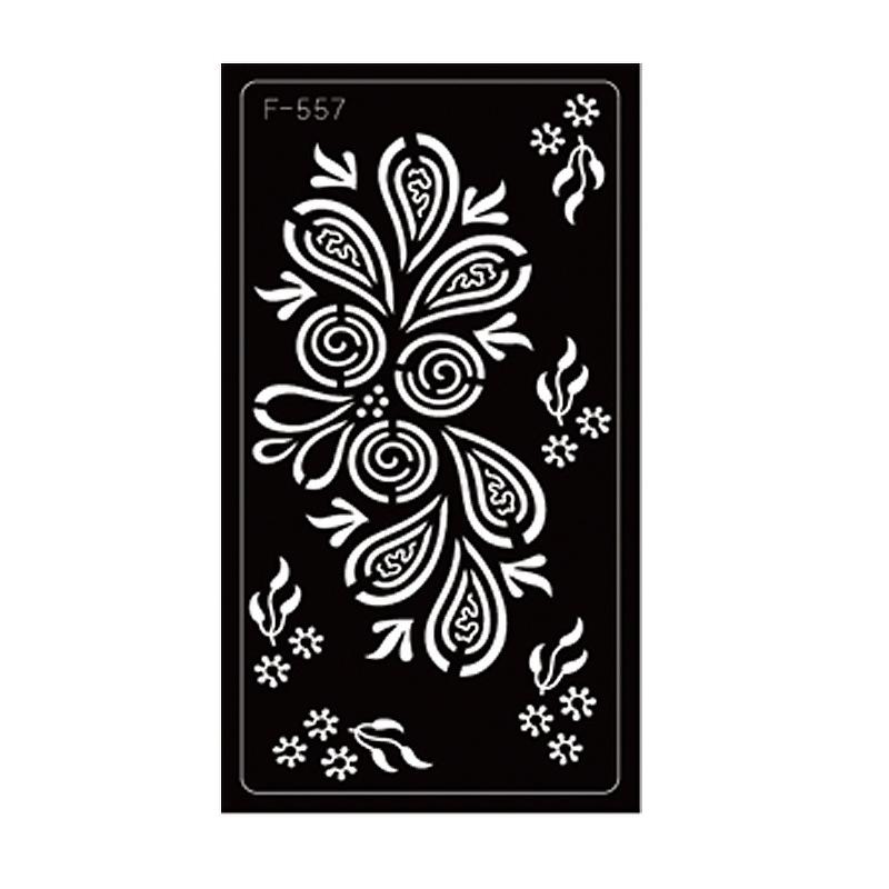 Pet Hollow Tattoo Template Middle East Indian Tattoo Sticker Body Painting Template Sticker Inkjet Painting