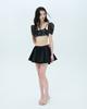 Leobyui Multi-Circle Skirt Black