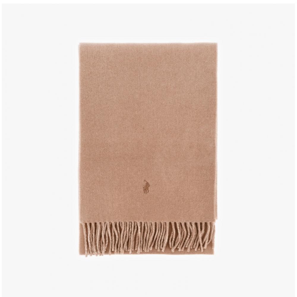 Polo Ralph Lauren Wc0601 250 Pony Double Face Fringe Muffler