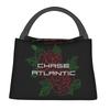 Chase Atlantic Rose Logo Insulated Lunch Bag for Women Kids Portable Food Boxes Thermal Lunch Box Tote
