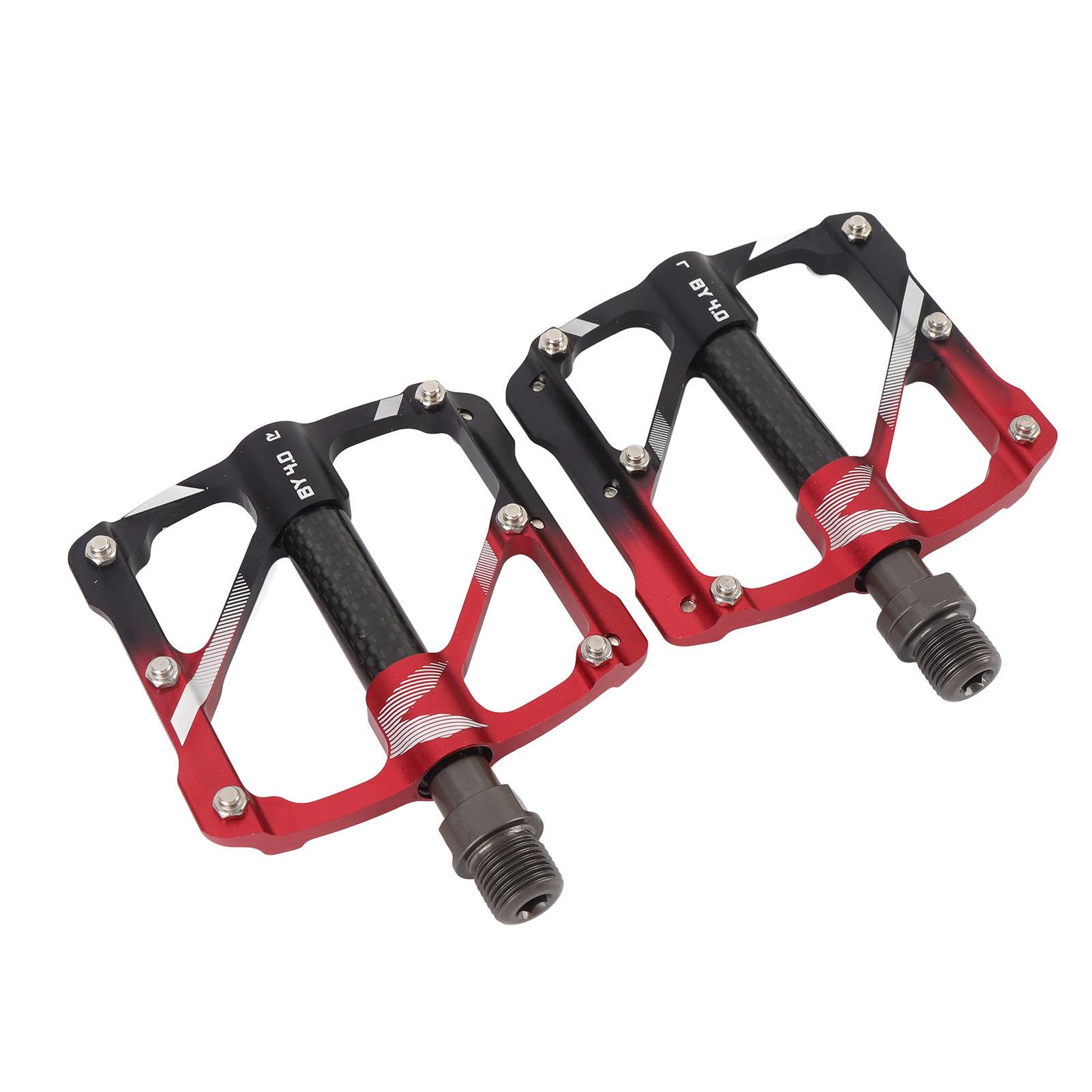 

1 пара велосипедных педалей из алюминиевого сплава, расширенные, нескользящие, на 3 подшипниках, плоские педали, замена для горного велосипеда