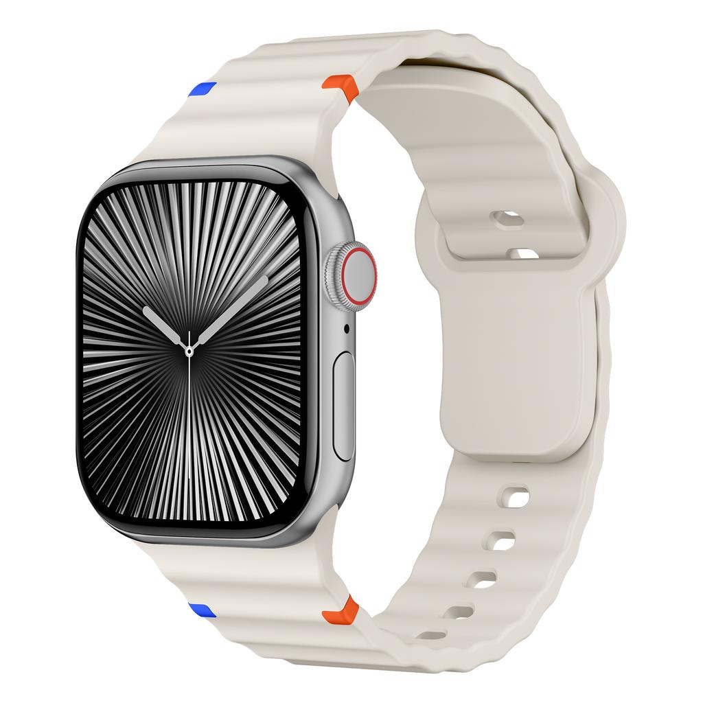 Silicone Straps for Apple Watch Band 44mm 40mm 49mm 45mm 46mm 42mm 38mm 41mm Correa Sport Bracelet iWatch Series 10 SE 9 Ultra 2