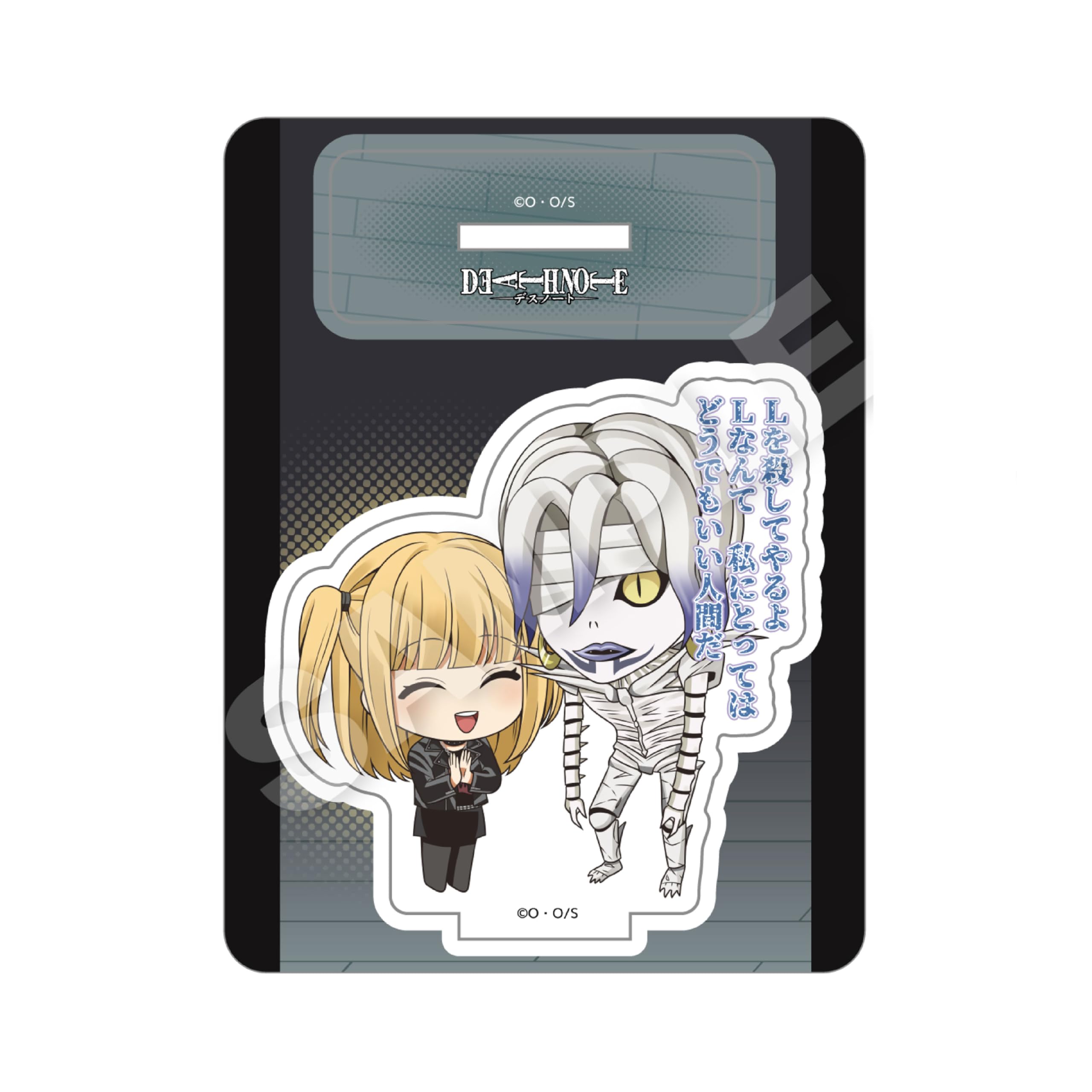 DEATH NOTE Rem Acrylic Mascot Famous Scene ver.