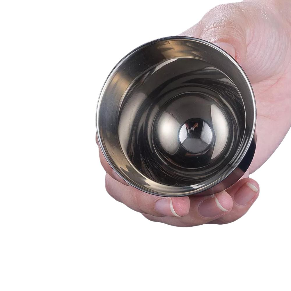 80 ml doppelwandige Espressotasse aus Edelstahl für Nespresso Pixie-Isolierung, Kaffeetasse in Form einer süßen Kapsel, Thermobecher, Kaffeetasse