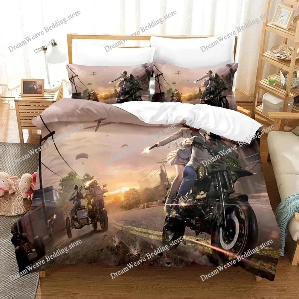 New Battlegrounds PUBG Bedding Set Single Twin Full Queen King Size Bed Set Adult Kid Bedroom Duvet Cover Sets 3D Print Game9639