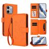 Wallet Case for 600 Lite 5G - Leather/PU, Orange, With Lanyard