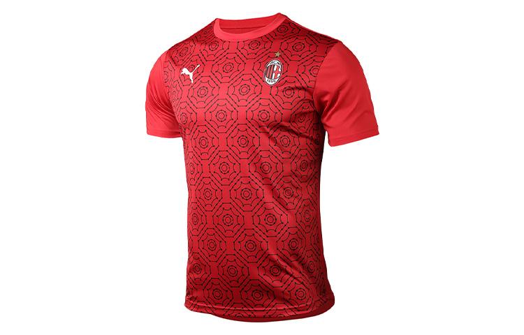 PUMA AC Milan Soccer Jerseys Men s Red Thin Straight Fit 758229-01 L