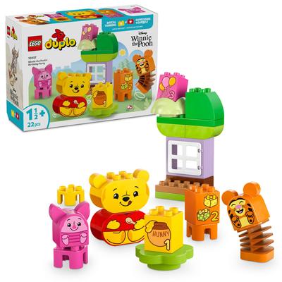LEGO Duplo Winnie the Pooh Birthday Party Toys Blocks Educational1 and a Half2Toddler Disney Goods Pretend Play House 10457