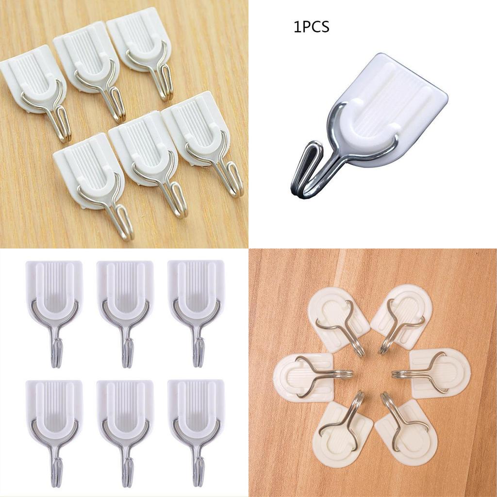 Premium Self Adhesive Hooks For Damage-free Wall Hanging In Kitchen And Bathroom