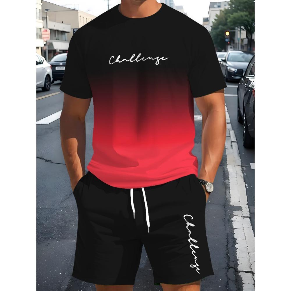 Men's suit gradient color