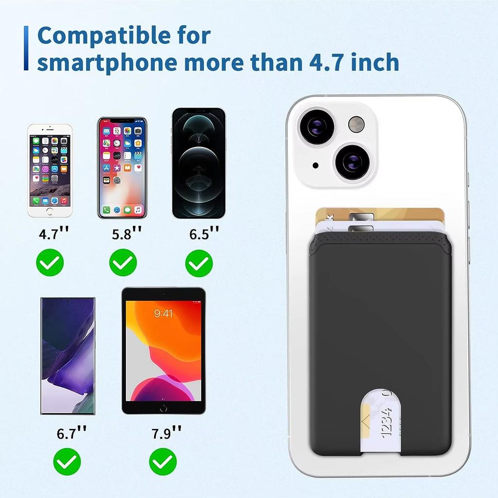 Portable Business Card Holders ID Cardholder Mobile Sticker Card Bag Kaarthouders Travel Accessories for Everyday Use Card Clips