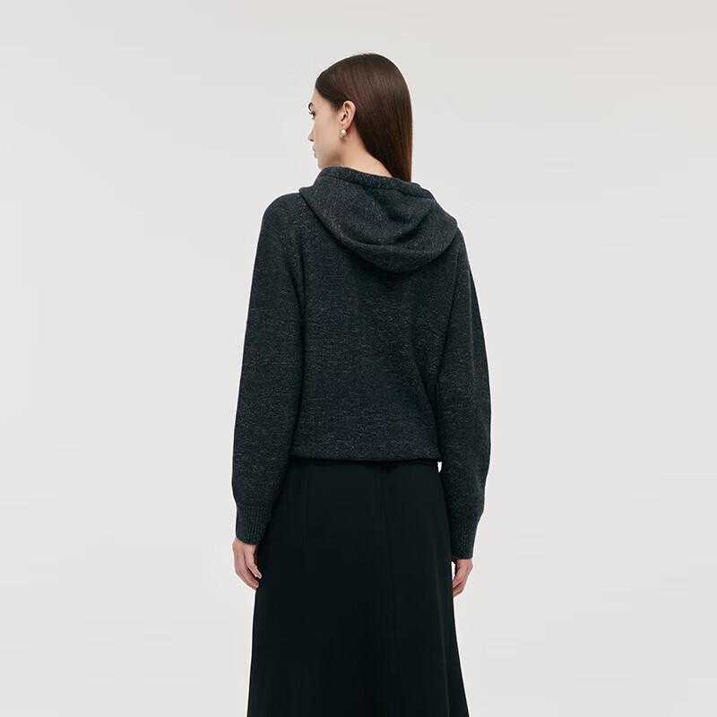 GOELIA Women's Cashmere Blend Hooded Sweater