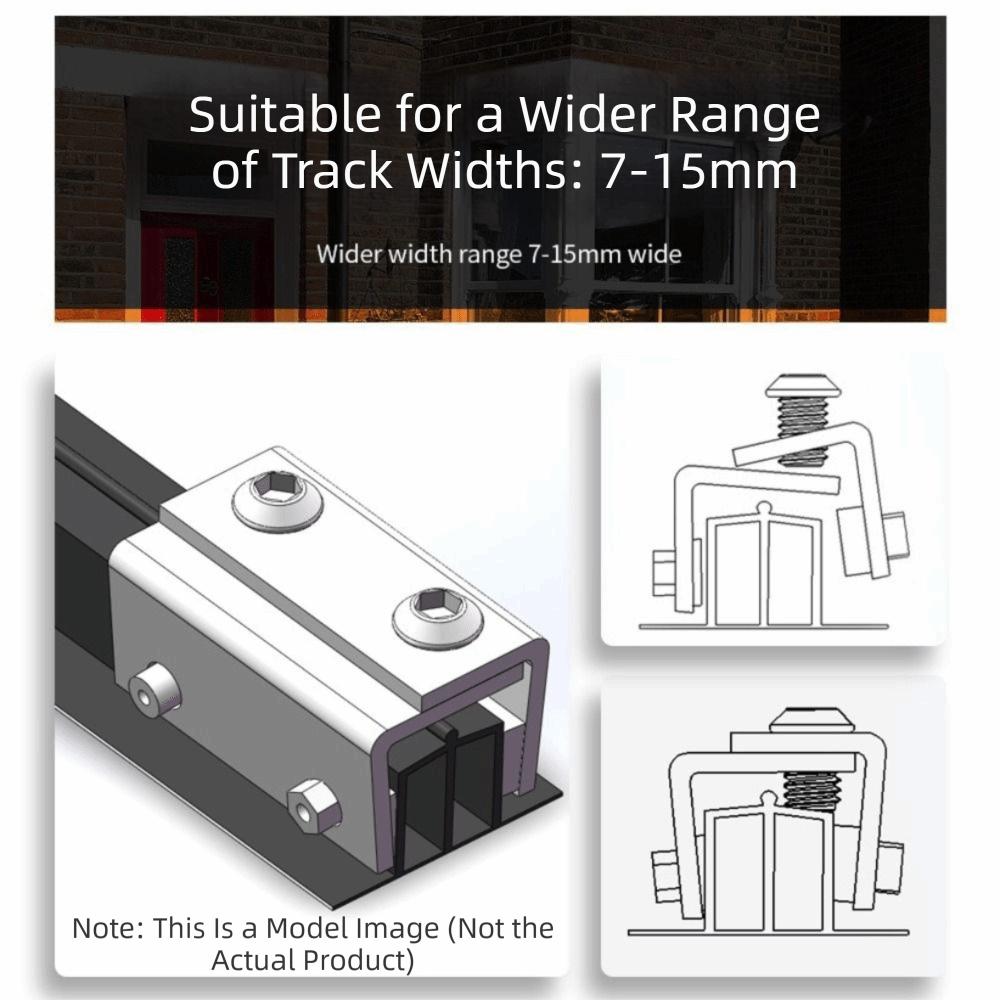 Stainless Steel Window Sash Stopper Adjustable Window Limiter Lock  Window Anti-Theft
