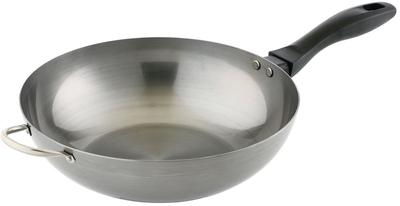 Fujita Metal Iron Frying Pan Deep 28cm Made In Japan Sweet Craftsmanship 064604