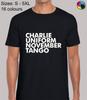 Charlie Uniform Cool Neuheit Lustig Unhöflich Passform T-Shirt Top T-Shirt Tee für Männer