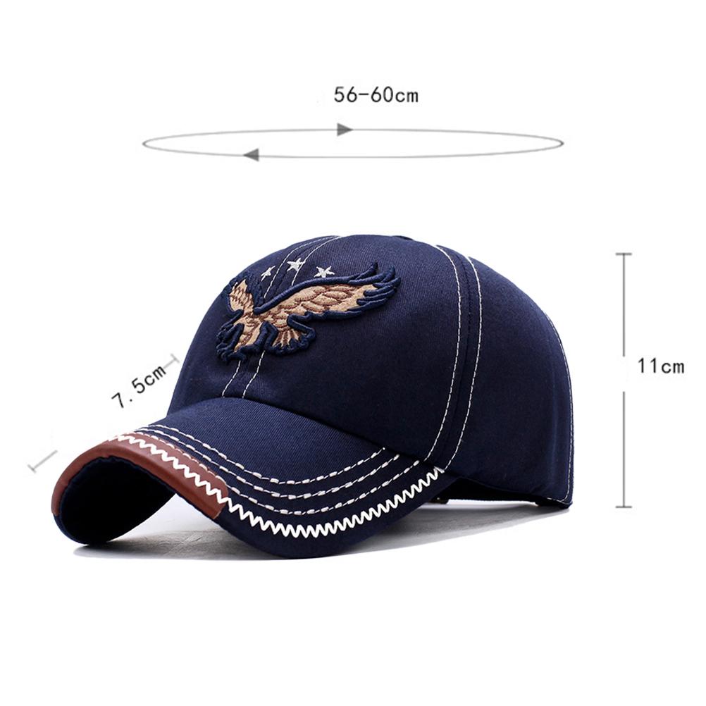 

Модная бейсболка с вышивкой 3D Eagle для мужчин и женщин, стираная джинсовая спортивная повседневная кепка