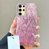 Cute Pink Love Heart Phone Case for Samsung Galaxy S25 S24 S23 S22 S21 FE Plus Ultra S25+ S24+ Shell Silicone Back Fundas Cover