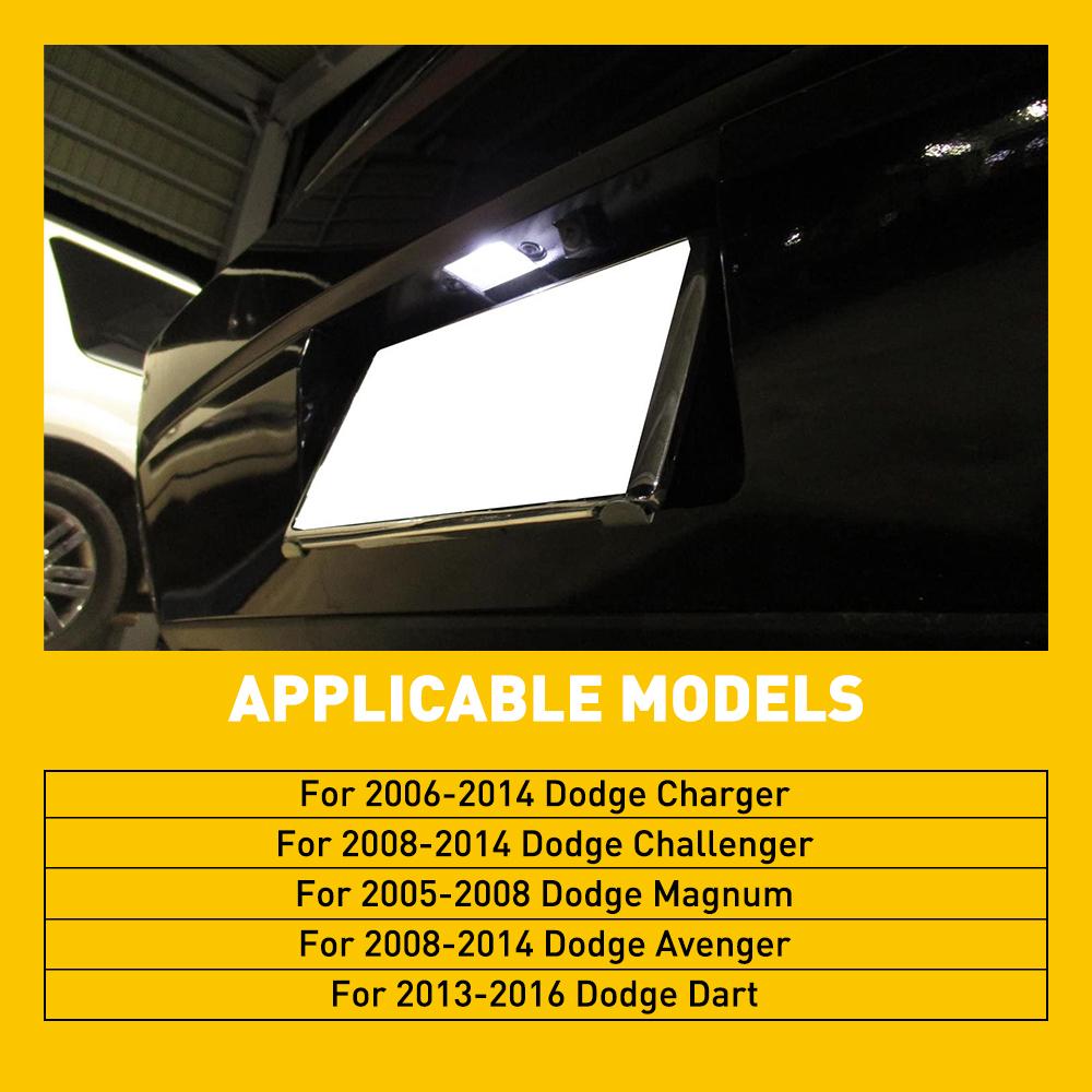 1Pcs Car LED License Number Plate Light Bulb CANBUS for Dodge Charger Challenger Magnum Avenger Dart 2010 2011 2012 2013 2014