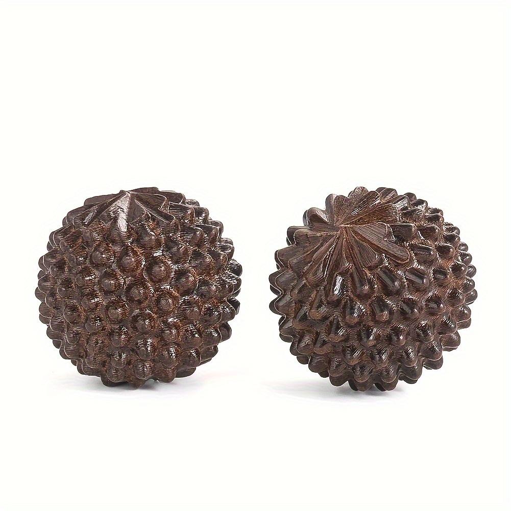 1pc Wooden Hand Massage Ball for Relax - Ideal for Yoga, Meditation & Enhanced Focus, Durable Wood Construction, Handheld Relaxation Tool
