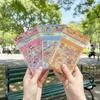 Decorative 3D Landscape Sticker Book Cartoon DIY Cabin Scene Sticker Miniature Scene Collage  Toy