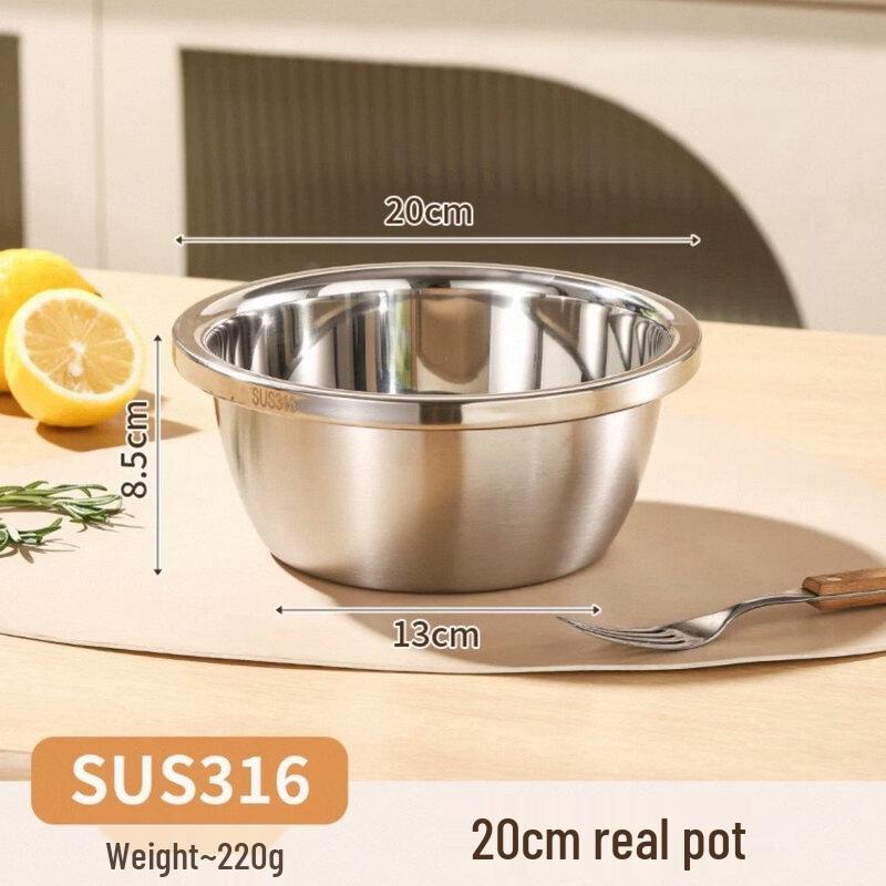 ZISIZ Extra Thick 304 Stainless Steel Basin