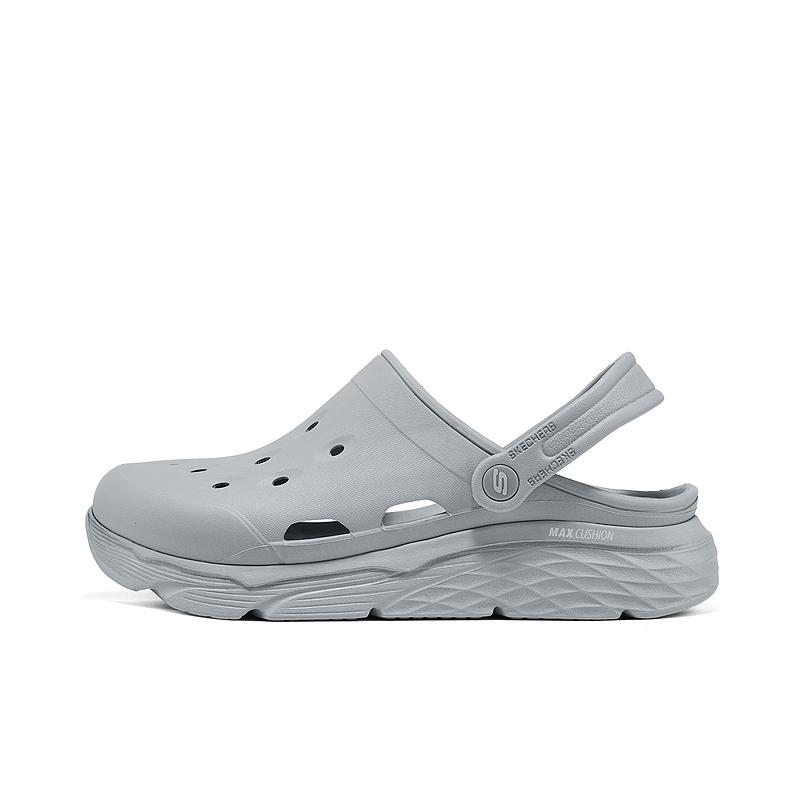 Skechers Foamies Comfortable Versatile Simple Fashion Clogs Men clogs Gray 243277-GRY 41