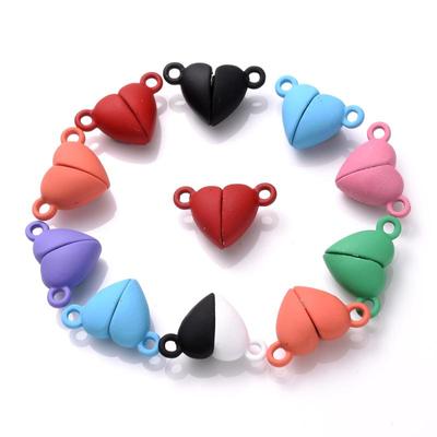 5 bucăți colorate inimă magnet cataramă conector închizătoare închizătoare magnetice pentru brățară colier accesoriu bricolaj
