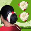 @ Artificial Mogra Gajra With Rose Flower Hair Pack Of 2 50gm Zr-2982-60%Off