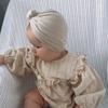 Cute Knot Baby Hat Soft Spring Autumn Kids Girl Boy Bonnet Hat Turban Solid Color Infant Head Wraps Beanie Cap Baby Accessories