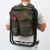 Rucksack Kühler Stuhl Leicht Großes Fassungsvermögen Faltbarer Campinghocker für Reise Strand Wandern Picknick Camouflage